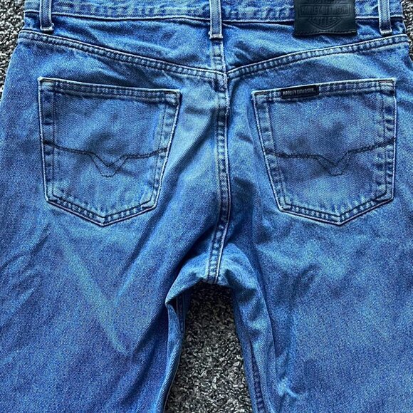 Harley Davidson Straight Leg Bootcut Denim Jeans, Mens 34x36 Pants - Picture 6 of 6